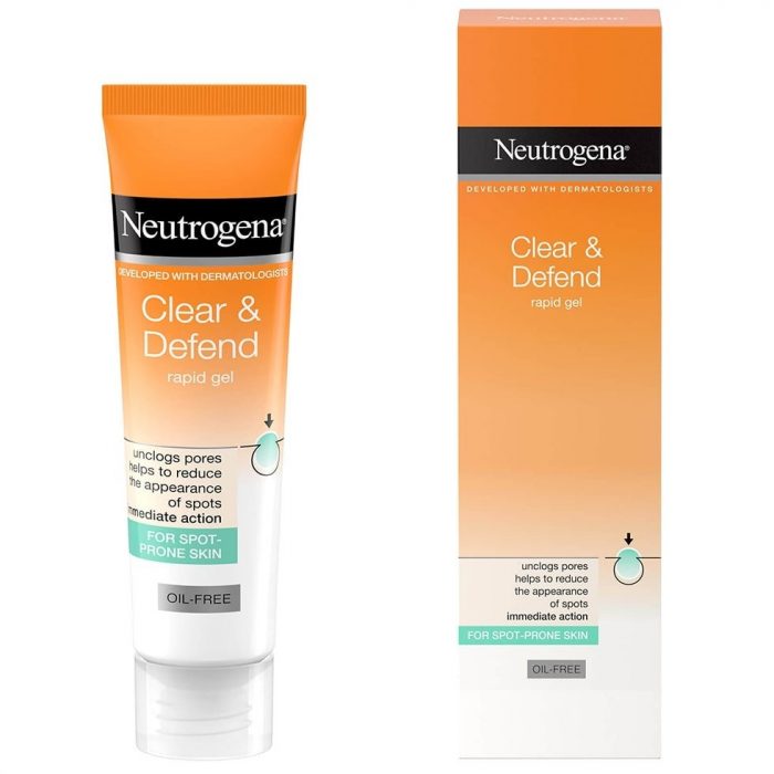ژل ضد جوش فوری نوتروژینا NEUTROGENA® Clear & Defend Rapid Gel