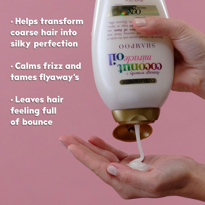 شامپو روغن نارگیل میراکل او جی ایکسOGX Extra Strength Damage Remedy +Coconut Miracle Oil Shampoo
