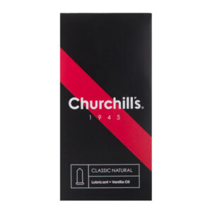 کاندوم چرچیلز مدل Classic Natural بسته 12 عددی