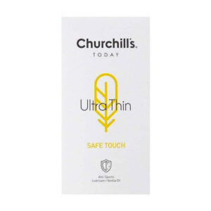 کاندوم فوق العاده نازک چرچیلز مدل Safe touch بسته 12 عددی