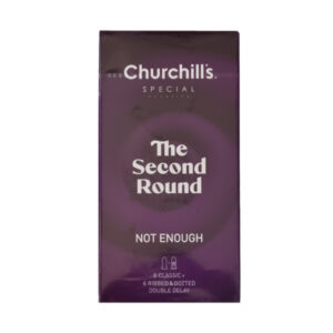 کاندوم شیاردار و خاردار چرچیلز The second Round بسته 12 عددی