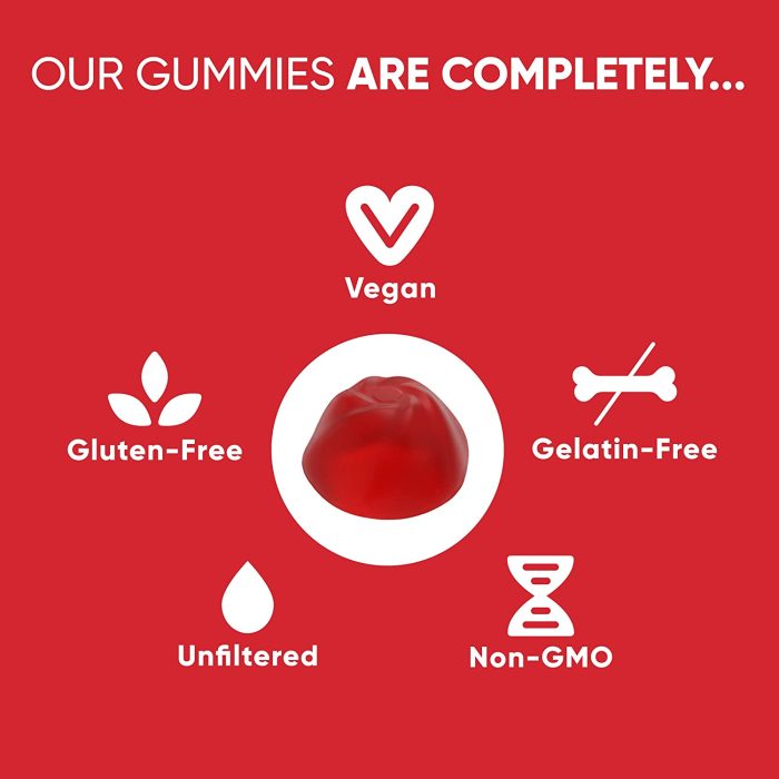 پاستیل لاغری سرکه سیب گلیApple Cider Vinegar Gummy Vitamins by Goli Nutrition 