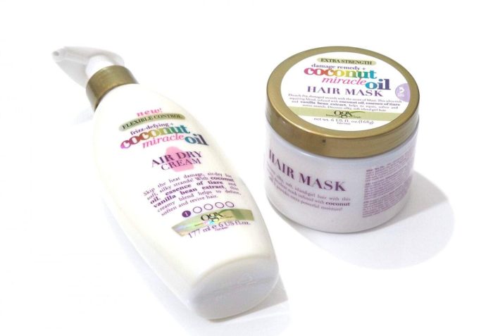کرم مو روغن نارگیل میراکل او جی ایکسOGX Coconut Miracle Oil Leave Air Dry Hair Cream 177ml