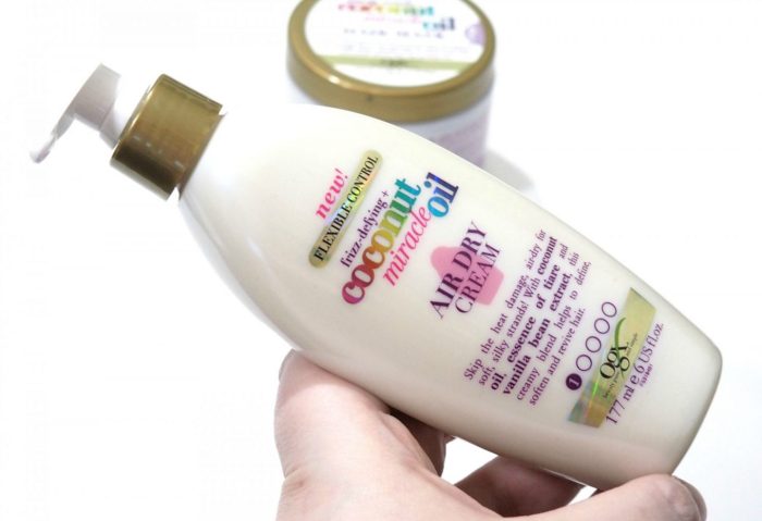 کرم مو روغن نارگیل میراکل او جی ایکسOGX Coconut Miracle Oil Leave Air Dry Hair Cream 177ml