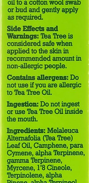 روغن درخت چای 100% طبیعی tea tree oil essential oil on tea tree oil