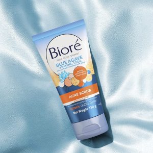 اسکراب ضد جوش آگاو آبی و جوش شیرین بیوره Bioré Anti Pimple Peeling Blue Agave and Baking Soda 150 g