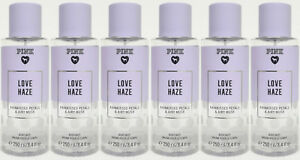 بادی میست پینک لاو هیز ویکتوریا سکرتVictoria's Secret PINK Love Haze Rainkissed Petals & Airy Musk Body Mist