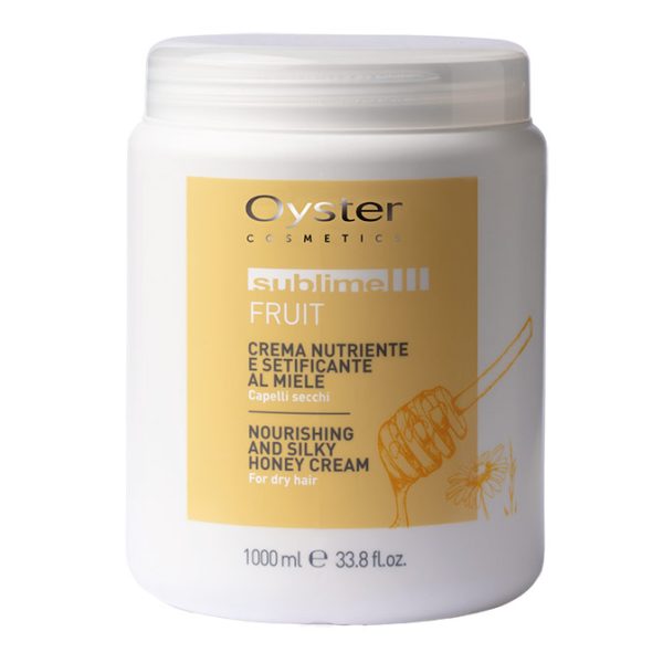 ماسک مو درخشان کننده عصاره عسل اویستر مخصوص انواع مو OYSTER SUBLIME FRUIT  MASQUE NOURISSANT AU MIEL Nourishing And Silky Honey Cream 1000ML