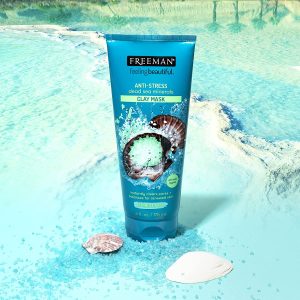 ماسک خاک رس ضد استرس حاوی مواد معدنی دریای مرده فریمن بیوتیFreeman Beauty Feeling Beautiful  Anti Stress Tonmaske Mineralien aus dem Toten Meer 175 ml