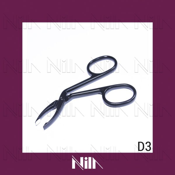 موچین قیچی سر کج اسپلندد مدل D3