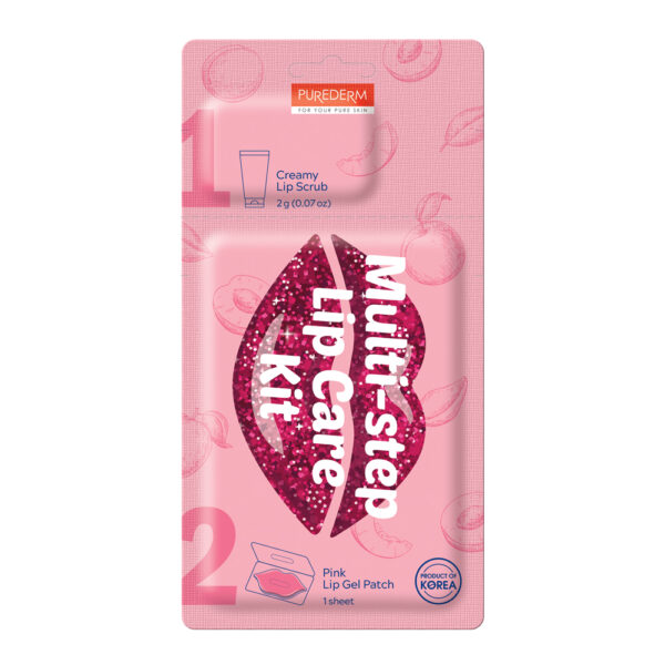 ماسک و اسکراب لب پیوردرم PUREDERM Multi-Step Lip Care Kit