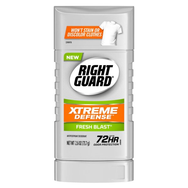 مام ضد تعریق 72 ساعته رایت گارد Right Guard XTREME Defense Fresh Blast Invisible Solid