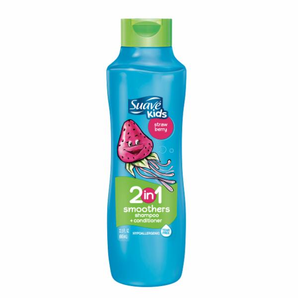 شامپو 2 در 1 کودک سواو رایحه توت فرنگی Suave Kids حجم 655میلی لیتر