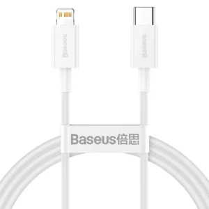 کابل تبدیل تایپ سی به لایتنینگ بیسوس مدل CATLYS با طول 1.5 متر و توان 20 وات