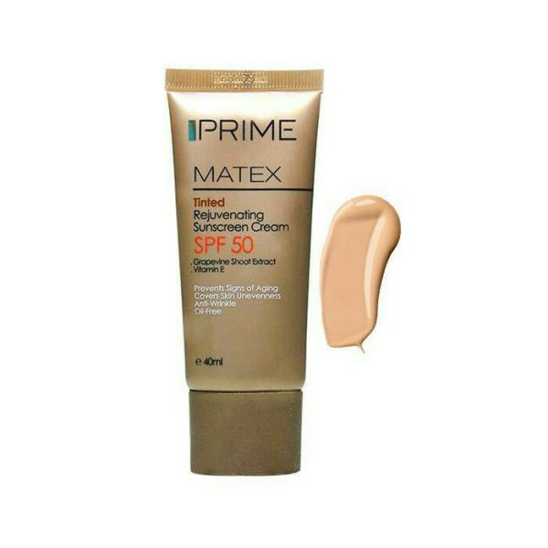 کرم ضد آفتاب رنگی جوان کننده 40 میل پریم SPF50