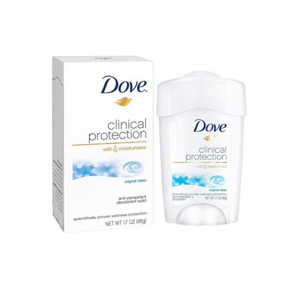 مام کلینیکال ضد تعریق زنانه داو سری Clinical Protection مدل Original Clean وزن 48 گرم