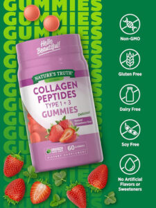 پاستیل کلاژن نیچرز تروث (NATURE'S TRUTH COLLAGEN PEPTIDES)