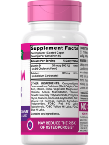 کپسول کلسیم و ویتامین D3 نیچرز تروث (CALCIUM 600 MG WITH VITAMIN D3 800 IU NATURE'S TRUTH)