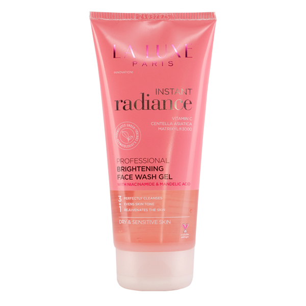 ژل شستشوی صورت INSTANT RADIANCE لالوکس LA LUXE