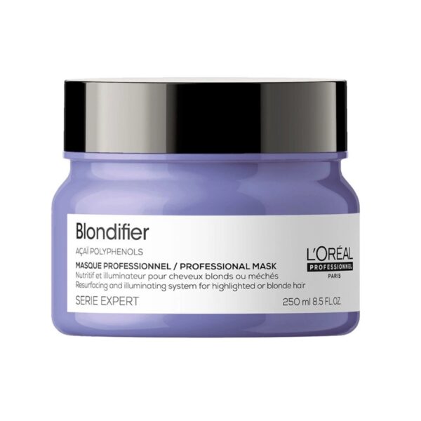 ماسک مراقبت موهای بلوند لورال سری اکسپرت LOreal Blondifier Gloss حجم 250 میلی لیتر