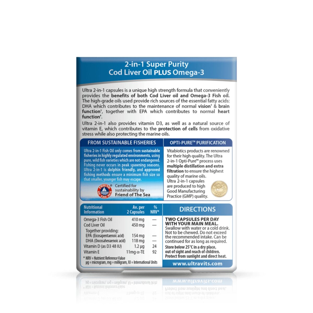 کپسول اولترا روغن کبد ماهی ویتابیوتیکس