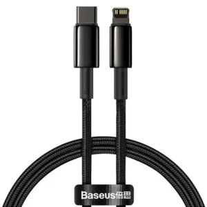 کابل تبدیل تایپ سی به لایتنینگ بیسوس مدل CATLWJ با توان 20 وات و طول 2 متر